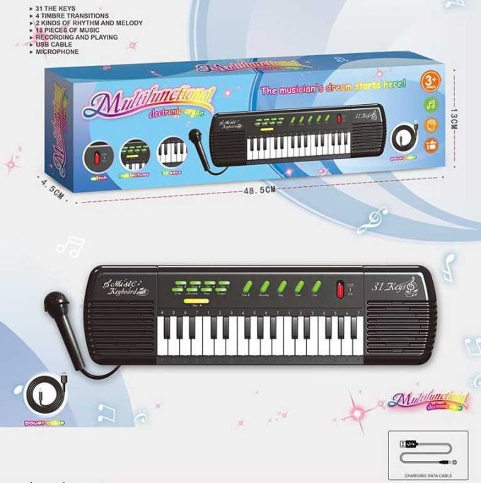 Синтезатор 311 B мікрофон, USB-кабель, на батар