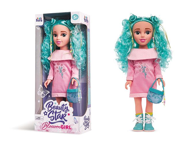 Лялька арт. KH35/004 (8шт) Beauty Star Flowery Spring,Blossom Girl, лялька 46 см короб. 21*52*12см