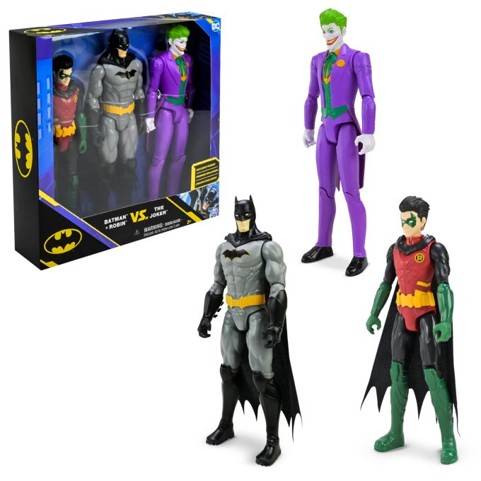Іграшка набір фігурок арт. 6064967 (4шт) Batman, 30 см, 3шт. з аксесуарами, у коробці 30,2*6,5*30,5 см