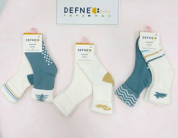 Махрові шкарпетки DEFNE  Baby 18-24м K011-22 ціна за 1 пару