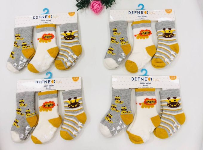 Махрові шкарпетки DEFNE  Baby 12-18м E013-23 ціна за 1 пару