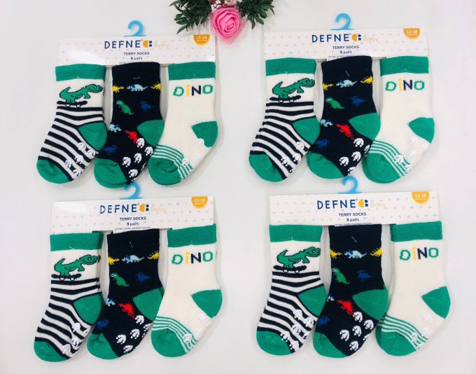 Махрові шкарпетки DEFNE  Baby 12-18м E016-23 ціна за 1 пару
