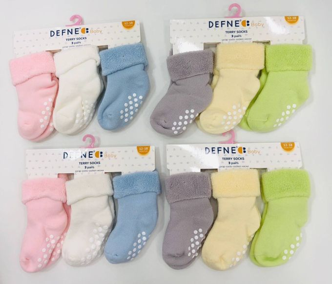 Махрові шкарпетки DEFNE  Baby 12-18м K010-22/23 ціна за 1 пару