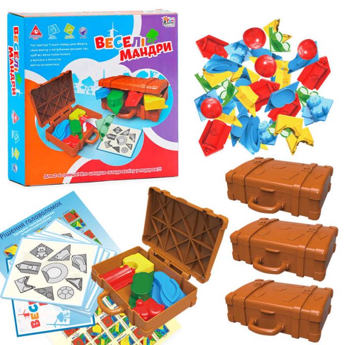 гр Розвиваюча гра UKВ-В 0044 "Веселі мандри" (12) "4FUN Game Club"