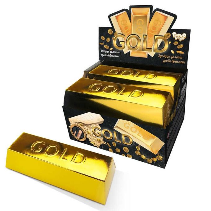 гр Креативна творчість для проведення розкопок "Gold" злиток великий Gex-01-01 (6) "Danko toys"