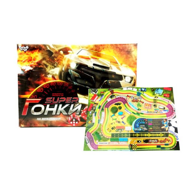 гр Настільна гра "Гонки на виживання" укр. DTG24-U (20) "Danko Toys"