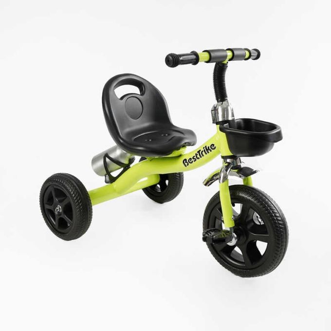 Велосипед 3-х колісний BS-11823 "Best Trike" (1) сталева рама, колеса EVA, переднє d=10’’, заднє d=8’’, кошик, бутилочка, в коробці