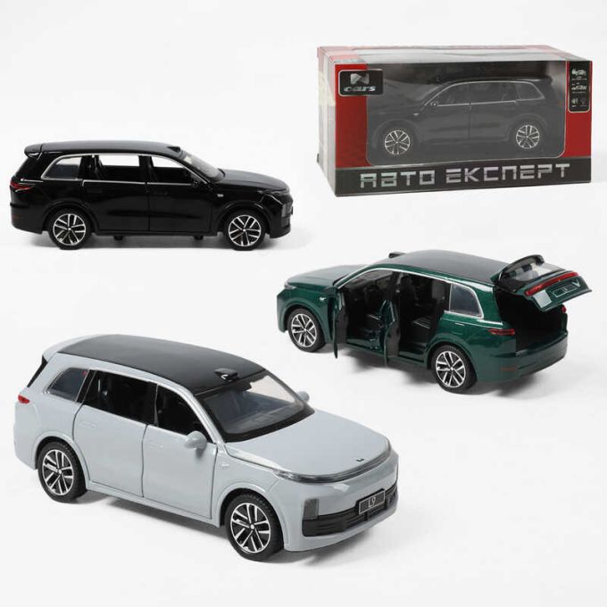 Машинка L-4780-36 (72)  “Авто Експерт”, 3 види, металопластик, масштаб: 1:32, підсвічування, звук, інерція, відкриваються двері, багажник, гумові шини,  в коробці, ВИДАЄТЬСЯ МІКС