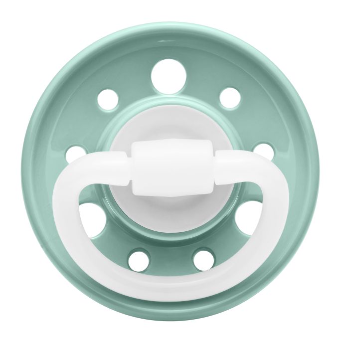 Пустушка кругла "Вишенька" - Морська хвиля (латекс) (від 6 місяців),(1 шт)/ NIP