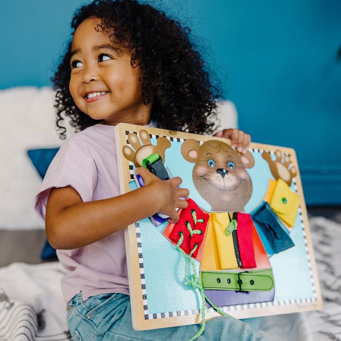 Melissa & Doug: Дерев’яна дошка з застібками