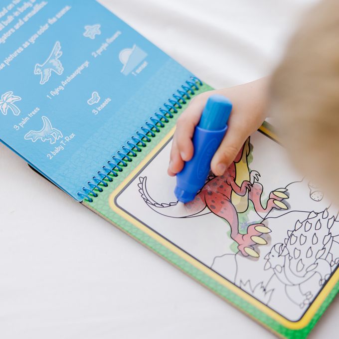 Melissa & Doug. Water WOW: Водна розмальовка з ручкою «Динозаври»