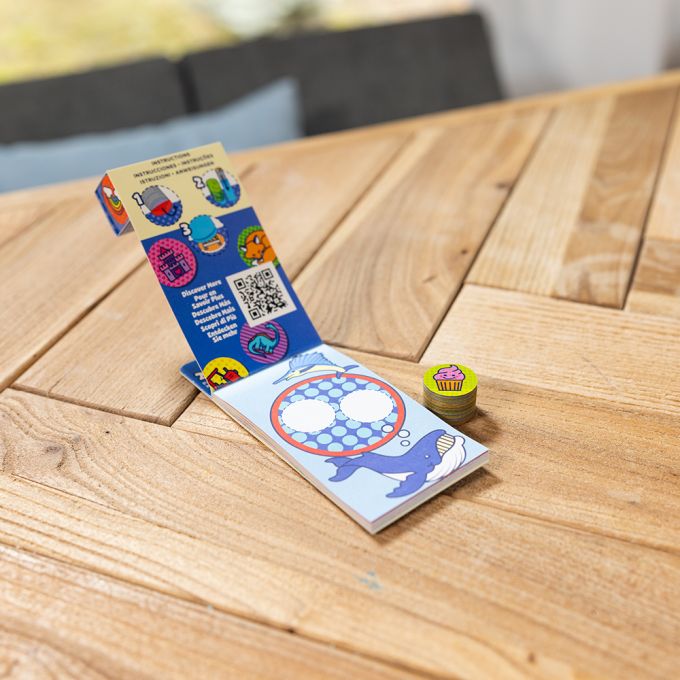 Melissa & Doug. Sticker WOW: Набір з мініблокноту та запасних наліпок для штампу «Сюрприз»