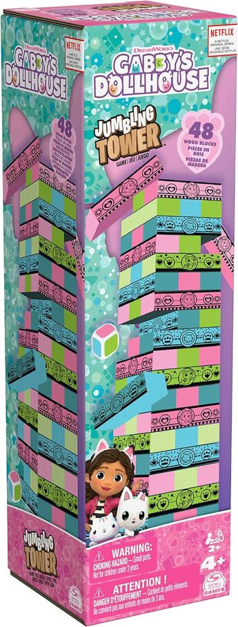 Настільна гра: дженга «Ляльковий будиночок Габбі»