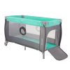 Ліжечко-манеж Lionelo SVEN PLUS TURQUOISE / GREY
