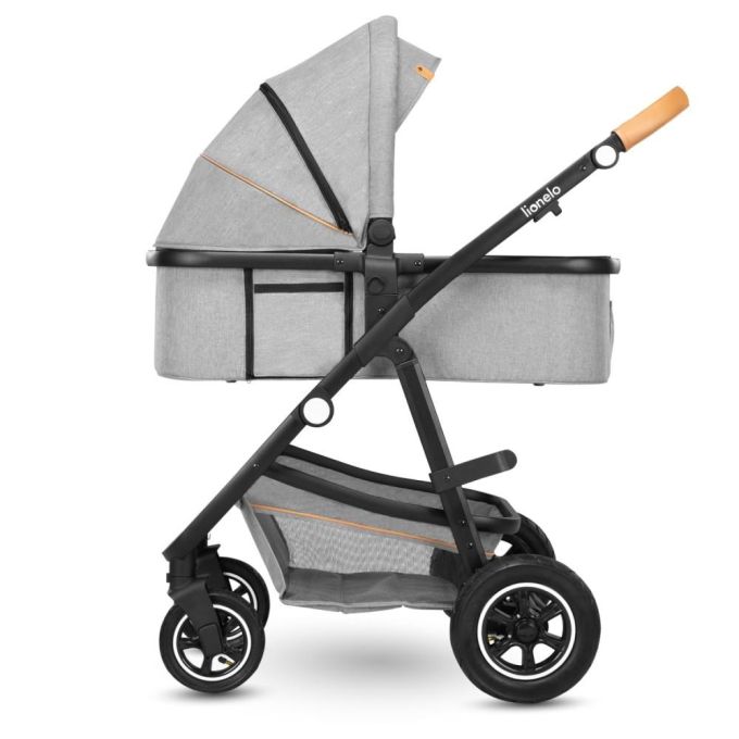 Універсальна коляска 3 в 1 Lionelo AMBER GREY STONE
