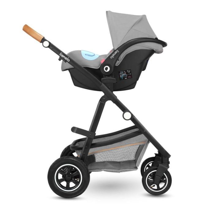Універсальна коляска 3 в 1 Lionelo AMBER GREY STONE