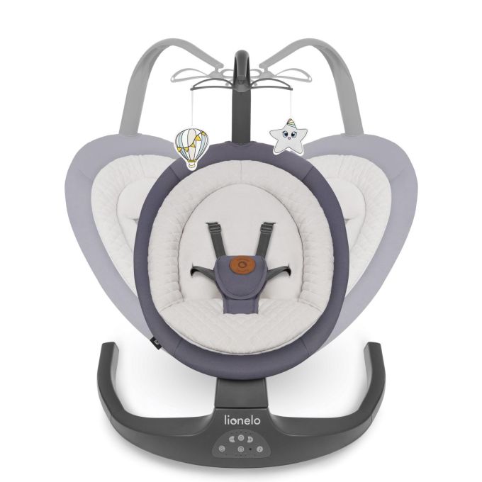 Шезлонг-гойдалка Lionelo RALF GREY GRAPHITE