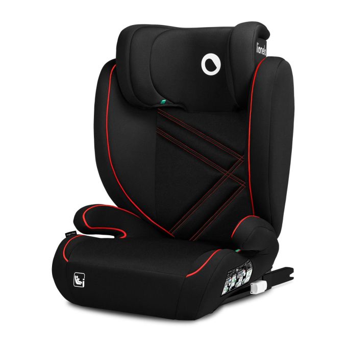 Дитяче автокрісло Lionelo  HUGO I-SIZE SPOTY BLACK RED