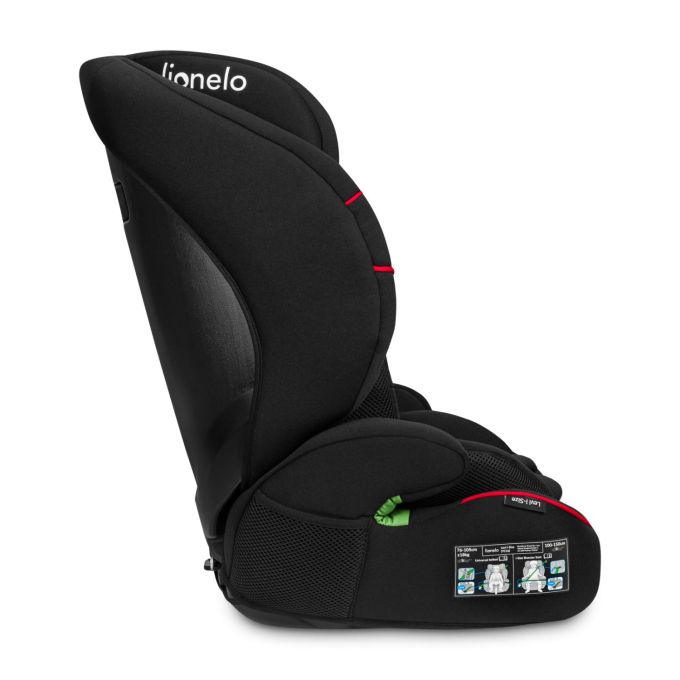 Дитяче автокрісло Lionelo  LEVI  I-SIZE SPORTY BLACK