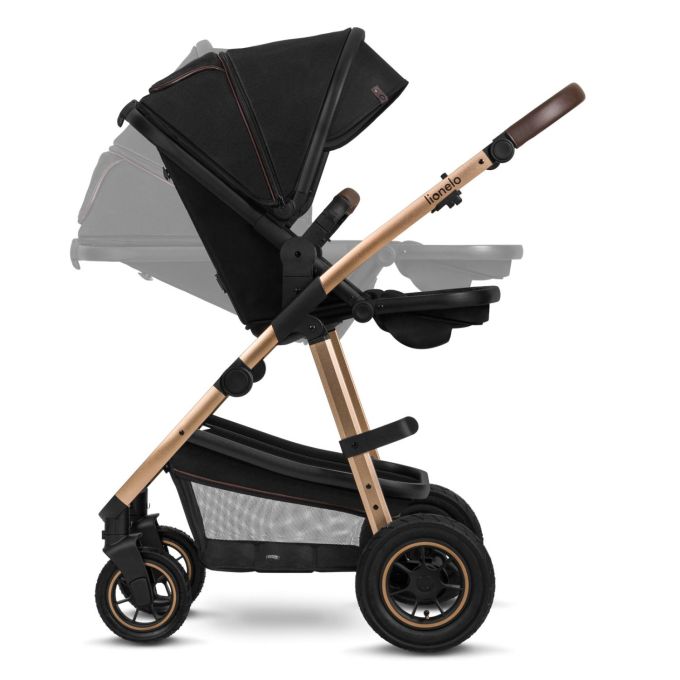 Універсальна коляска 2 в 1 Lionelo AMBER BLACK ONYX
