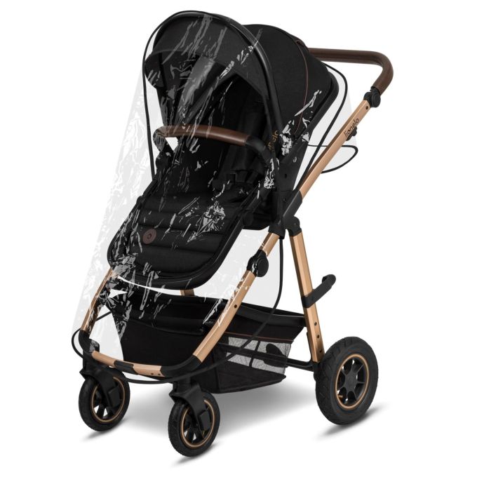 Універсальна коляска 3 в 1 Lionelo AMBER BLACK ONYX