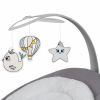 Крісло-гойдалка Lionelo MELL GREY STONE