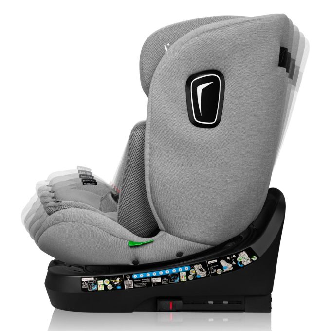 Дитяче автокрісло Lionelo BRAVE  I-SIZE GREY STONE