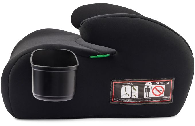 Бустер VELANO Caro 125–150 см, підстаканник, black