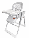 Стілець дитячий для годування 2 в 1 з функцією гойдалки VELANO Movio, light grey