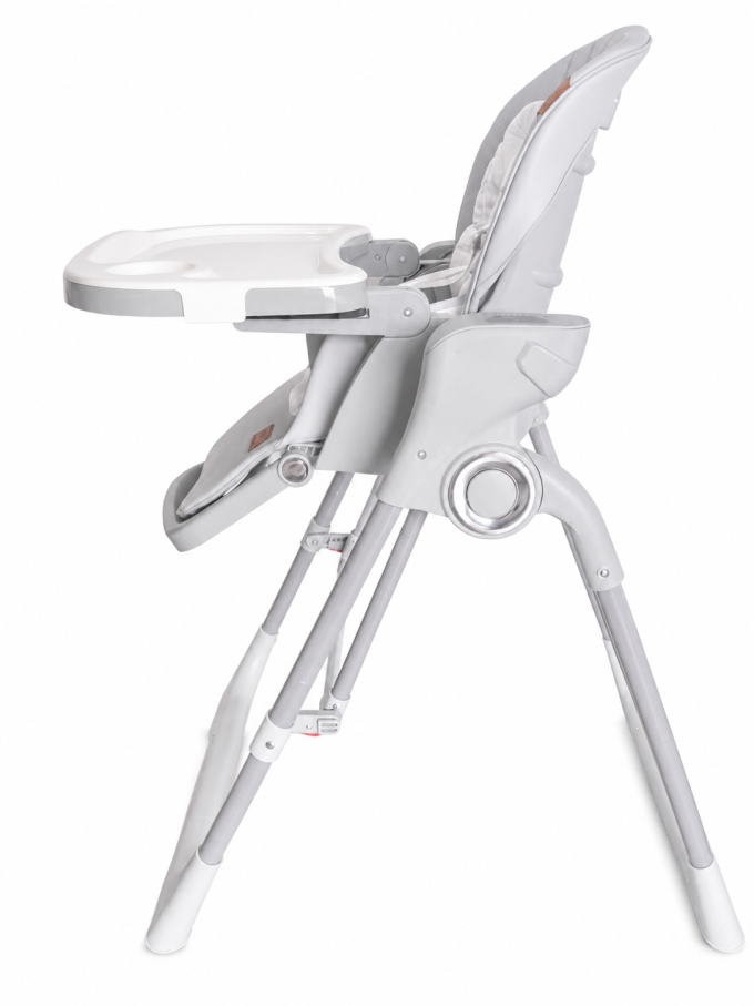 Стілець дитячий для годування 2 в 1 з функцією гойдалки VELANO Movio, light grey