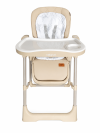 Стілець дитячий для годування 2 в 1 з функцією гойдалкиVELANO Movio, beige