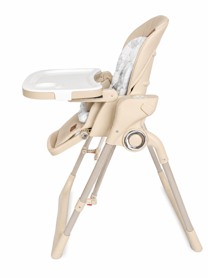 Стілець дитячий для годування 2 в 1 з функцією гойдалкиVELANO Movio, beige