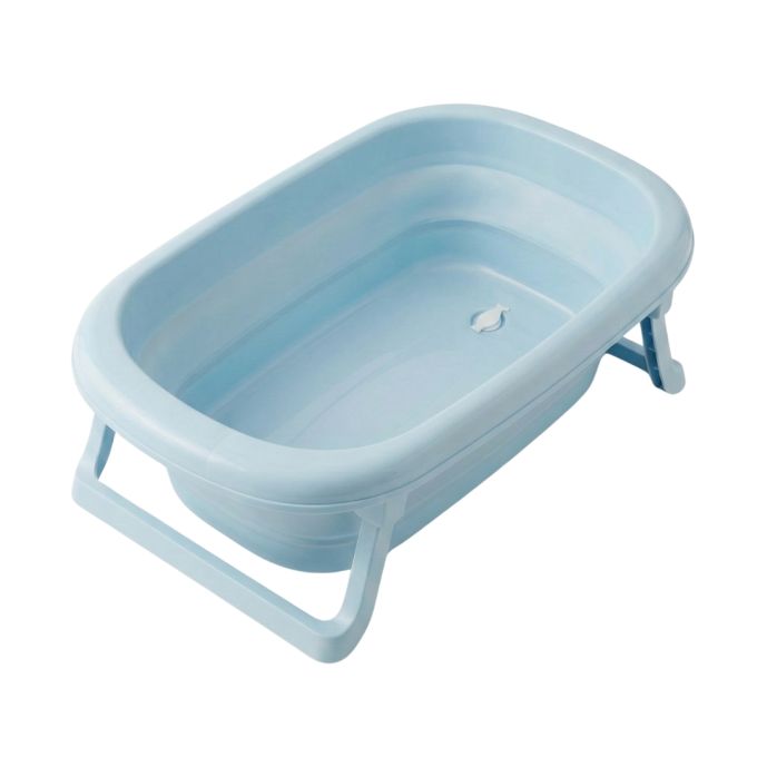 Ванна дитяча складна Foldable Bathtub з термометром, Velano Sky