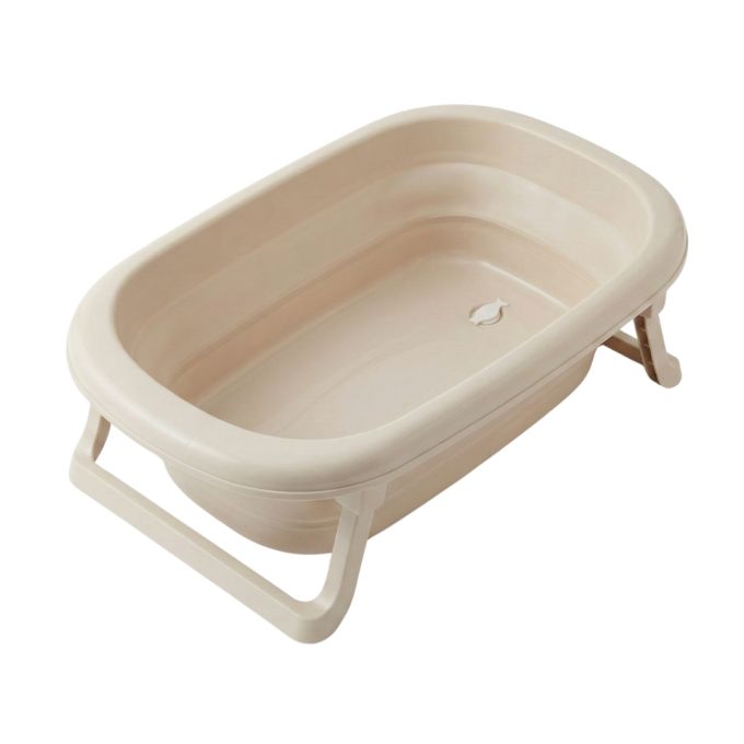 Ванна дитяча складна Foldable Bathtub з термометром, Velano dune