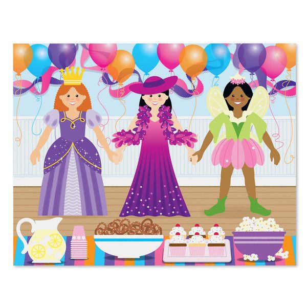 Melissa & Doug: Набір багаторазових наліпок 'Одягни ляльку'